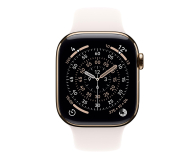 APPLE Watch Series 11 GPS + Cellular 46mm Tytanowa koperta (złoty) + sportowa opaska (księżycowa poświata)- rozmiar M/L - 1362445 - zdjęcie 2